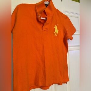 Polo by Ralph Lauren Orange and Yellow Polo Shirt